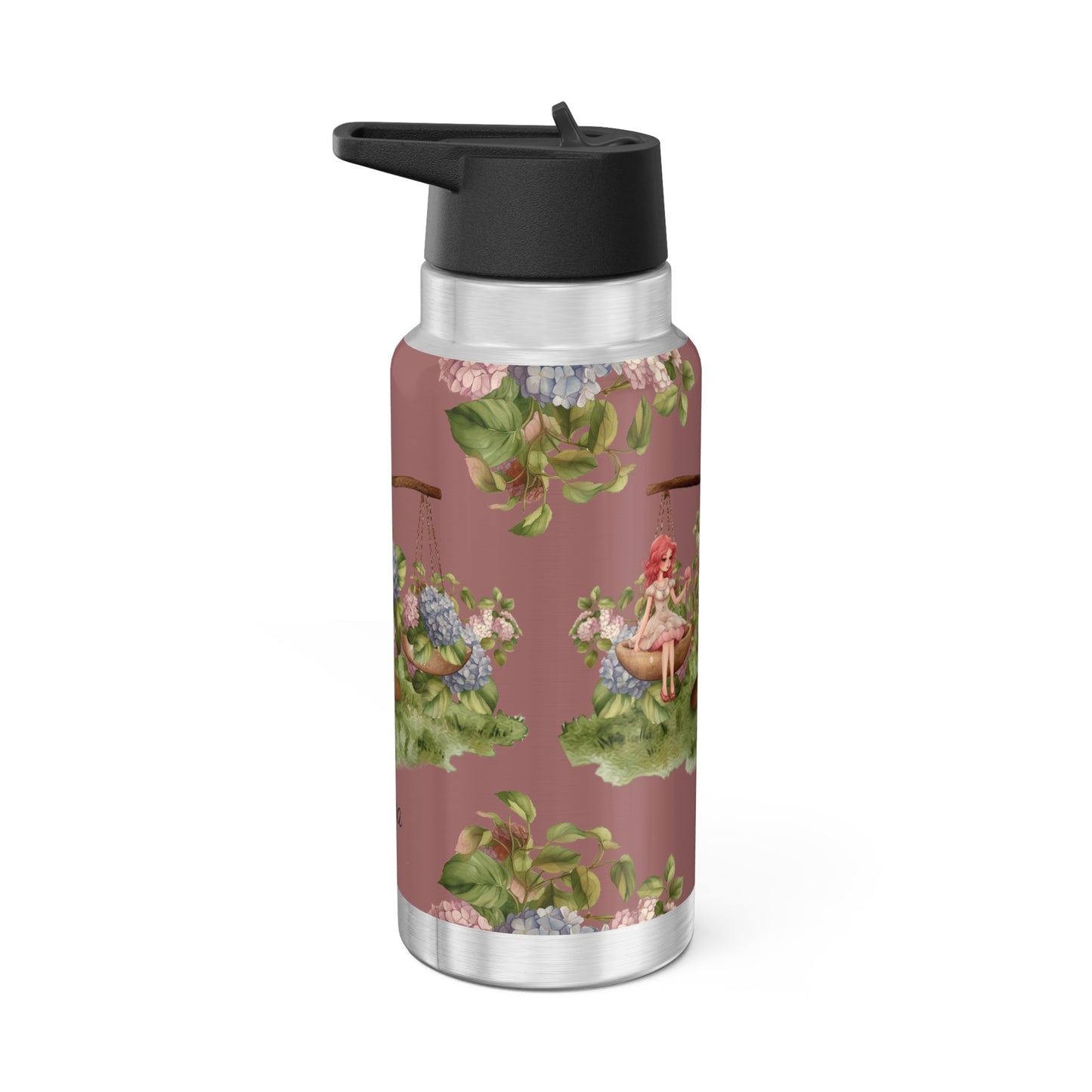 Libra Zodiac Sign Vintage Illustration ~ 32oz Tumbler With Lid and Straw