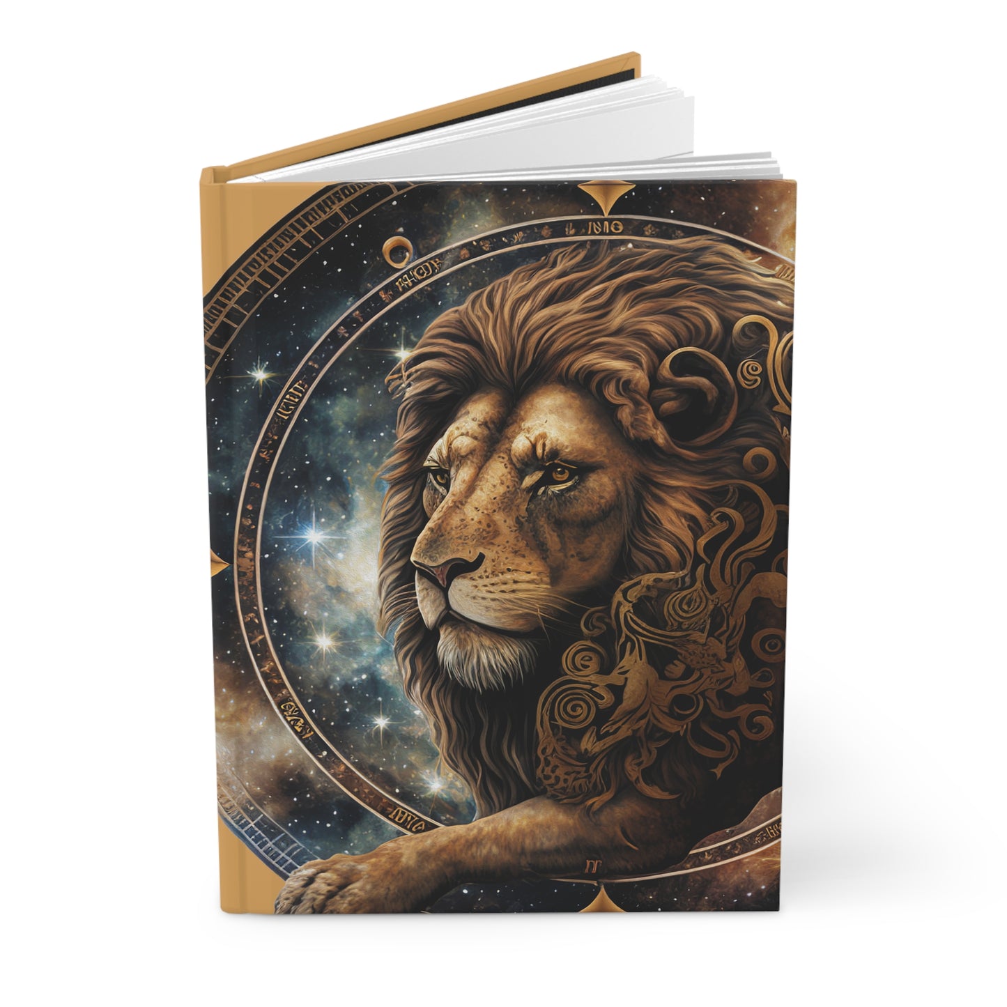 Leo in the Stars with Poem Hardcover 150 Page Journal