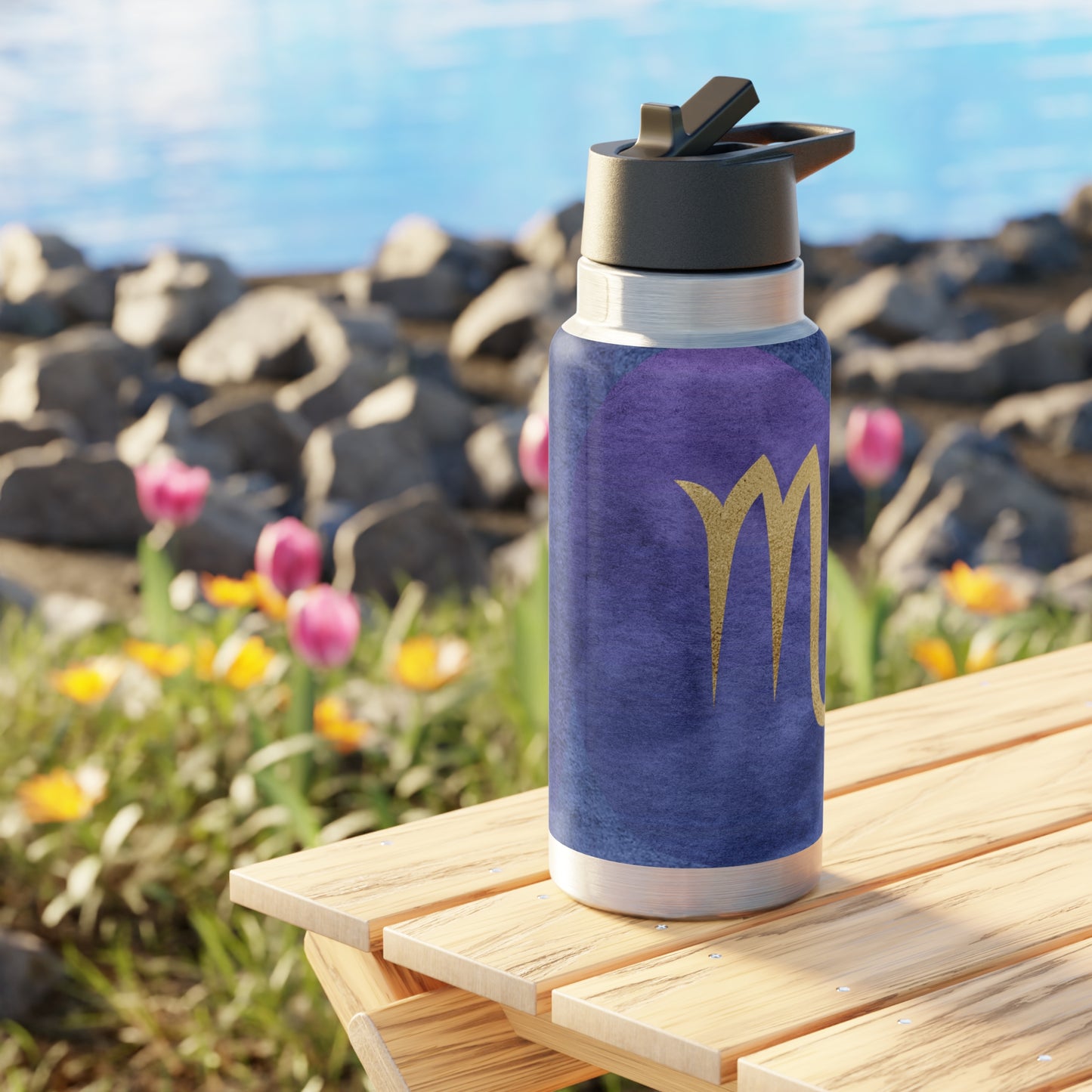 Scorpio Zodiac Sign ~ 32oz Tumbler With Lid and Straw