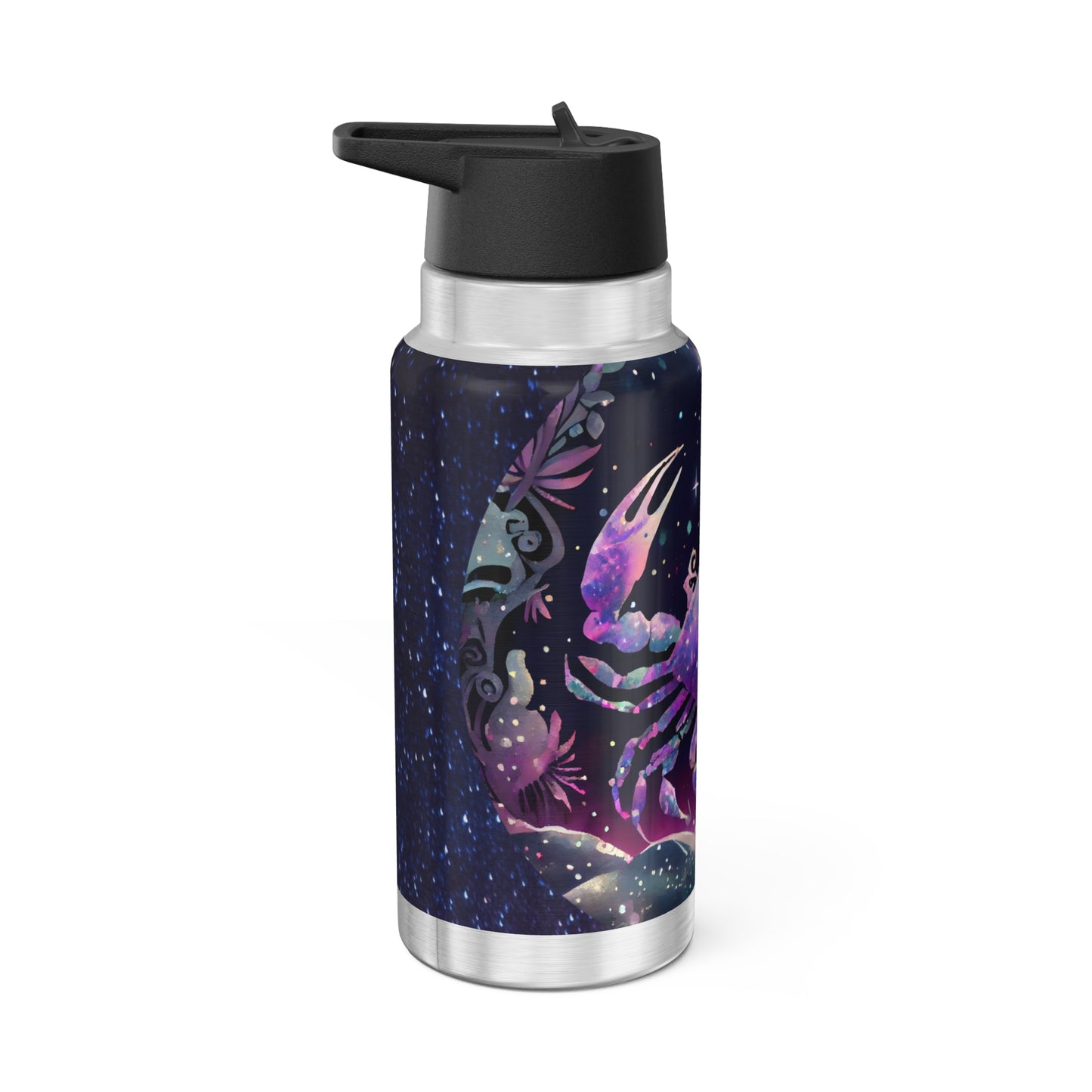 Cancer Zodiac Sign on the Ocean Floor ~ 32oz Tumbler With Lid and Straw