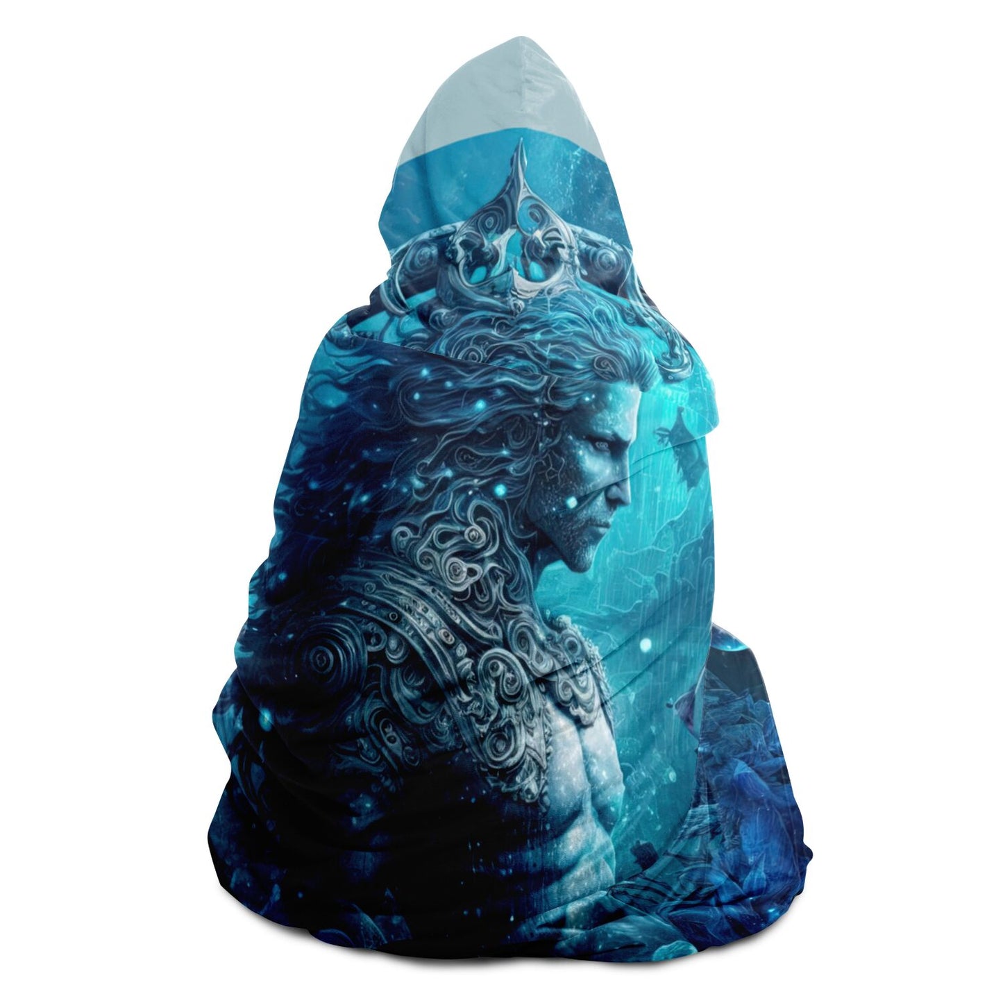 Aquarius Warrior Hooded Blanket