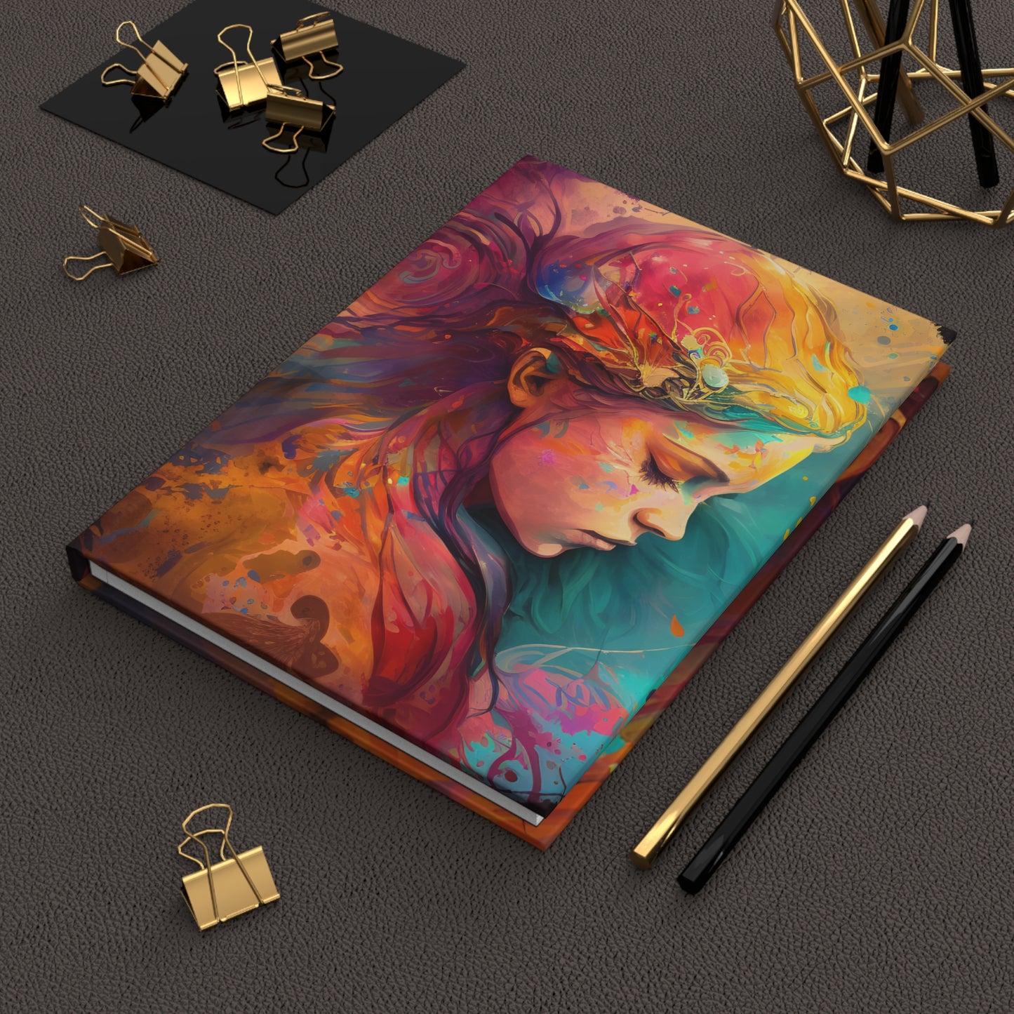 Virgo the Artist with Poem Hardcover 150 Page Journal