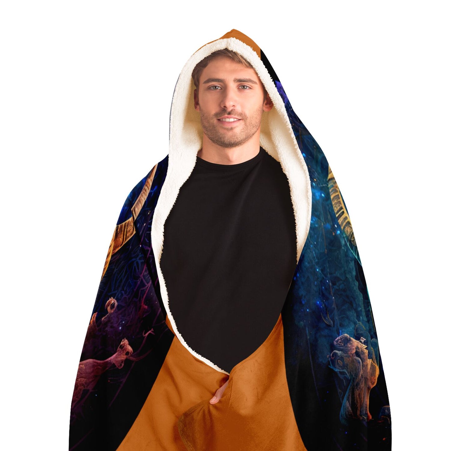 Capricorn Goat Hooded Blanket