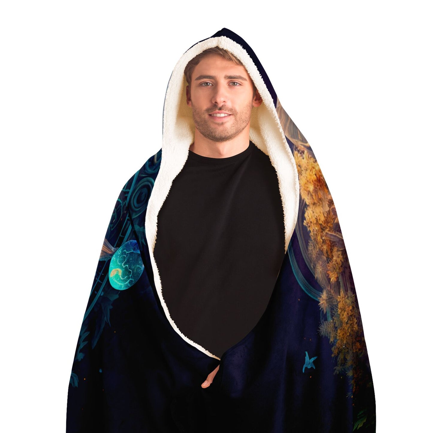 Virgo Star Goddess Hooded Blanket