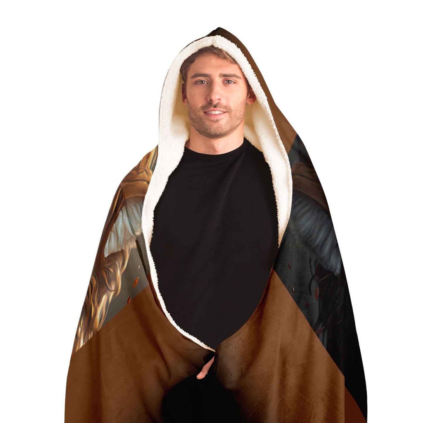 Leo Warrior Goddess Hooded Blanket