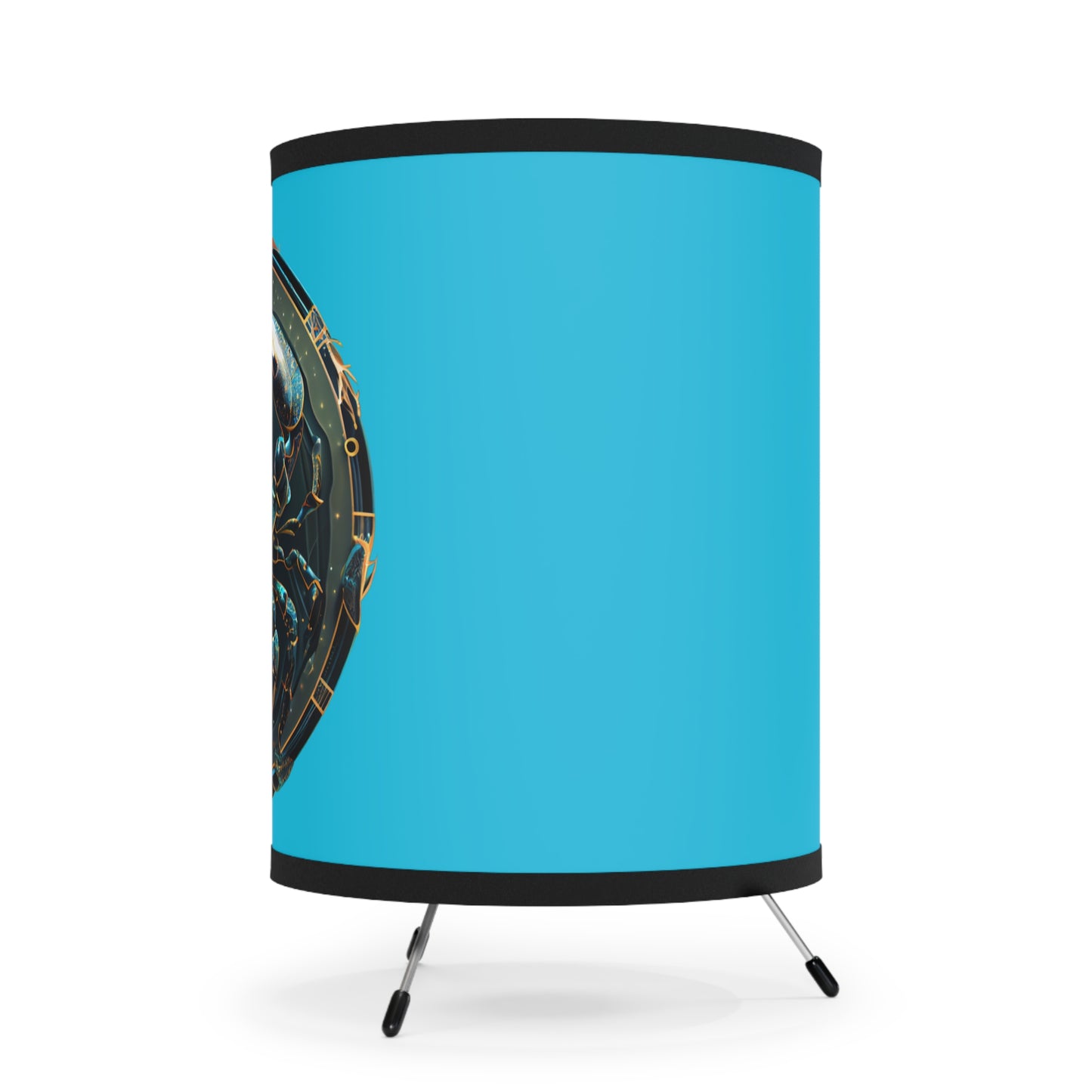 Cancer the Crab Printed Shade Tripod Lamp, US\CA plug