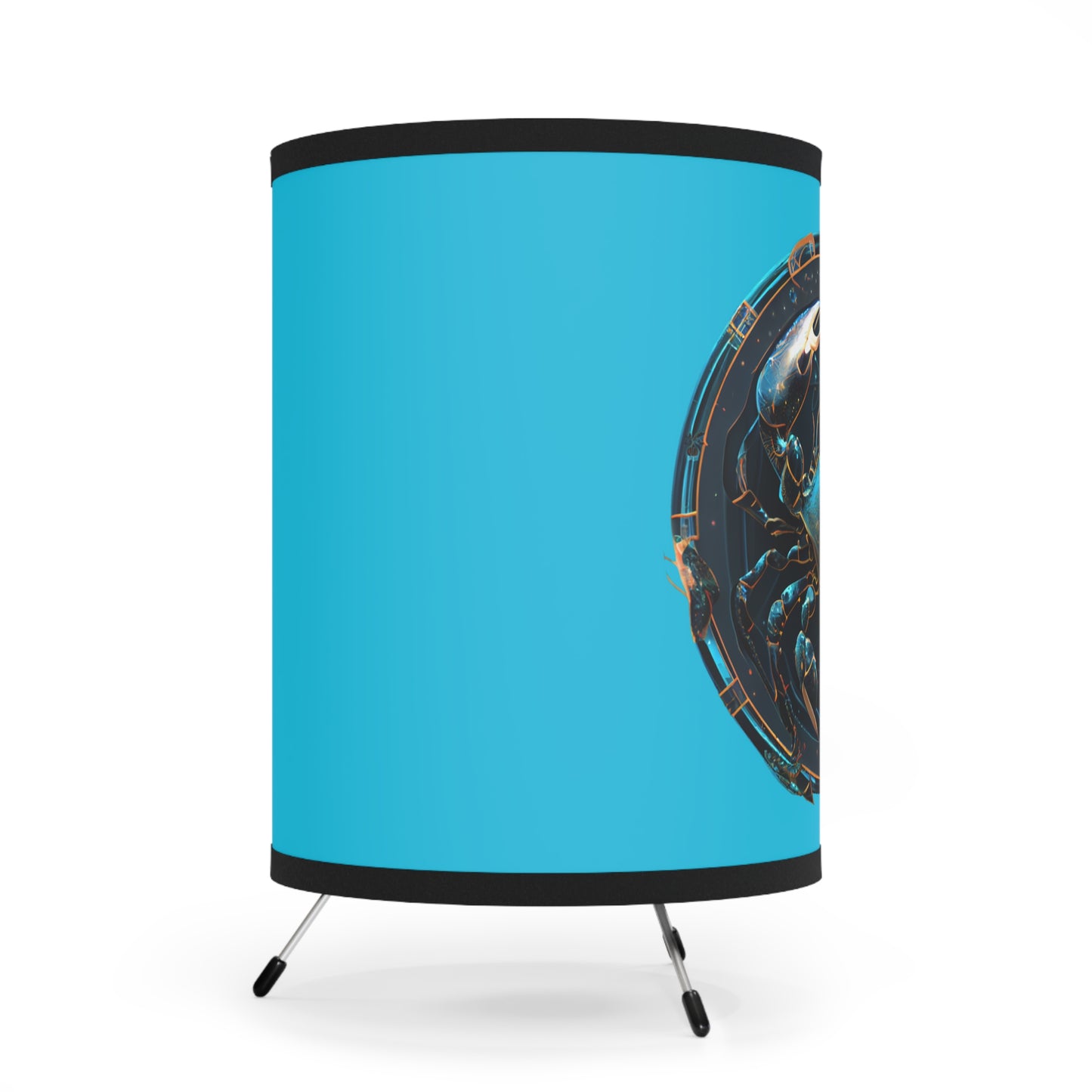 Cancer the Crab Printed Shade Tripod Lamp, US\CA plug