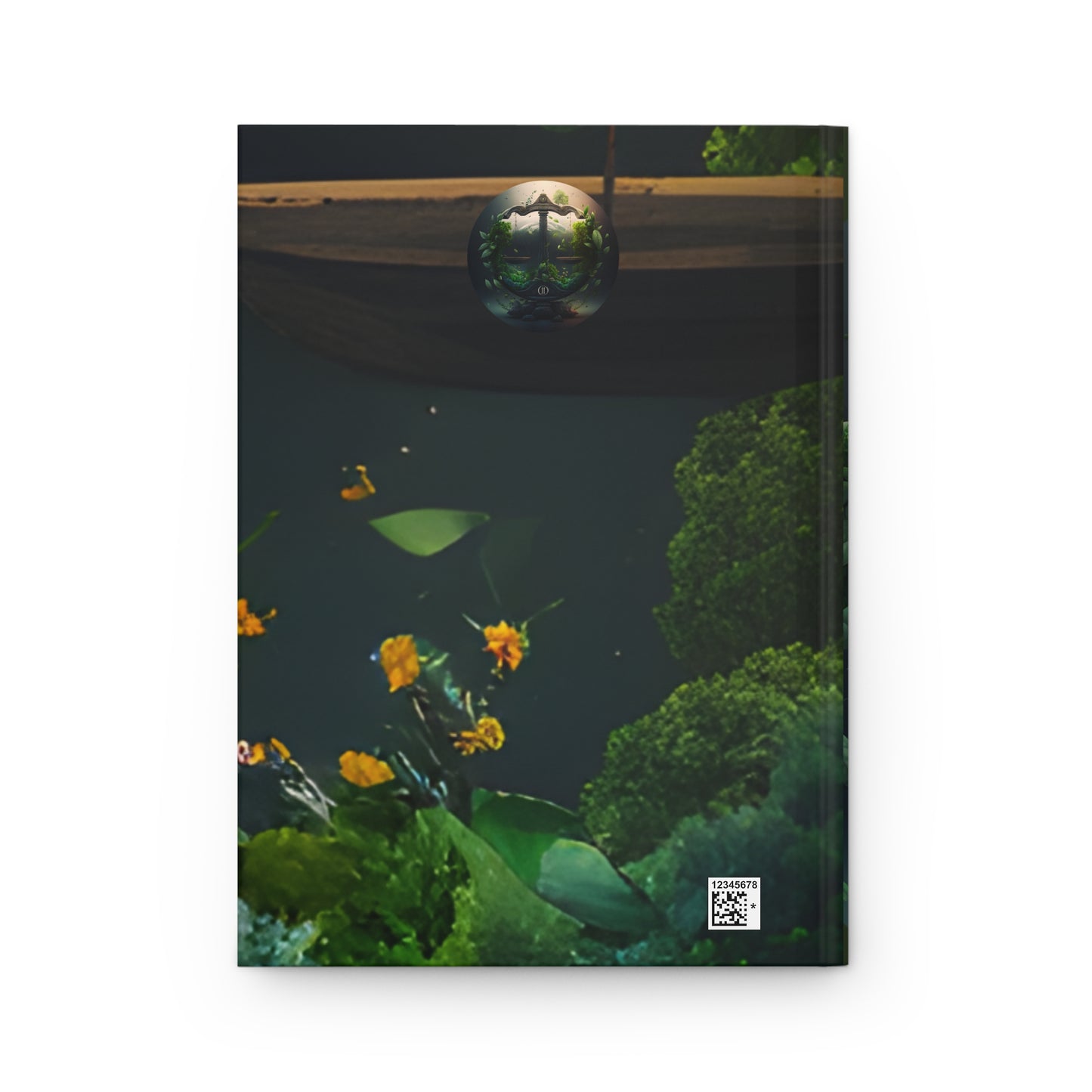 Libra Scales in Green Hardcover 150 Page Journal