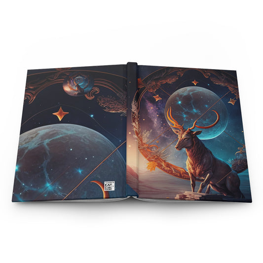 Sagittarius Fantasy Illustration Hardcover 150 Page Journal
