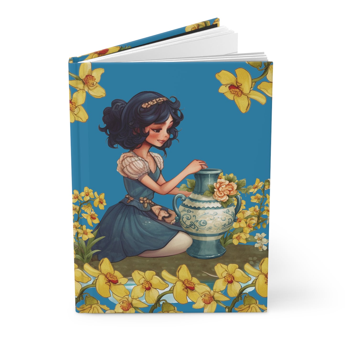 Aquarius Vintage Illustration Hardcover 150 Page Journal