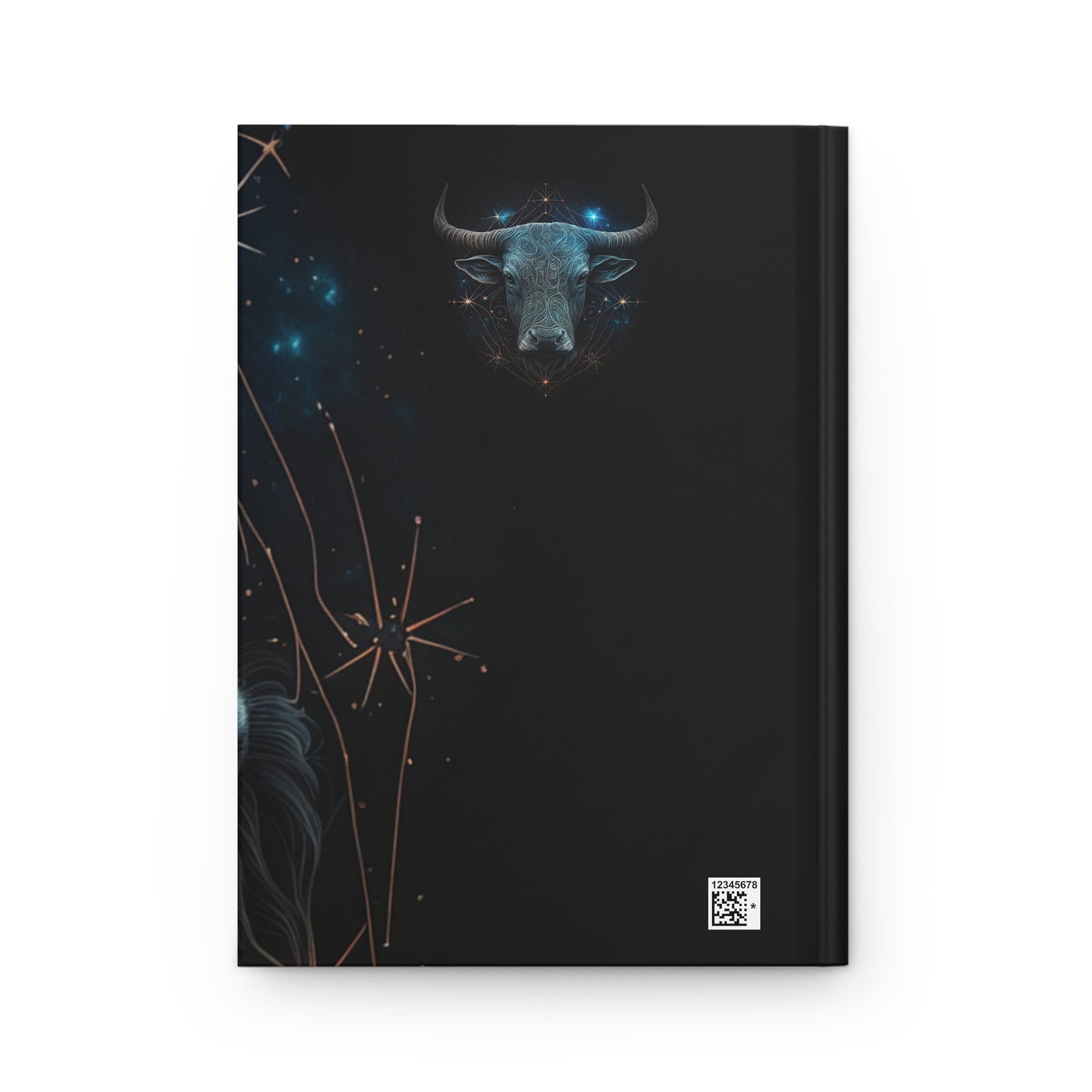 Taurus with Blue Stars Hardcover 150 Page Journal
