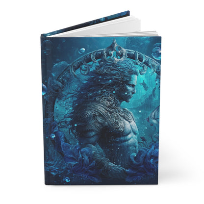 Aquarius Warrior with Poem Hardcover 150 Page Journal