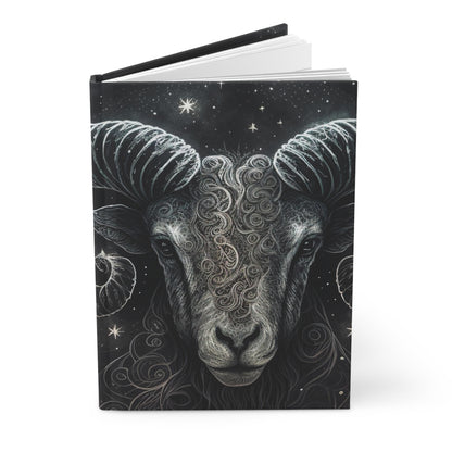 Aries in the Stars with Aries Poem Hardcover 150 Page Journal