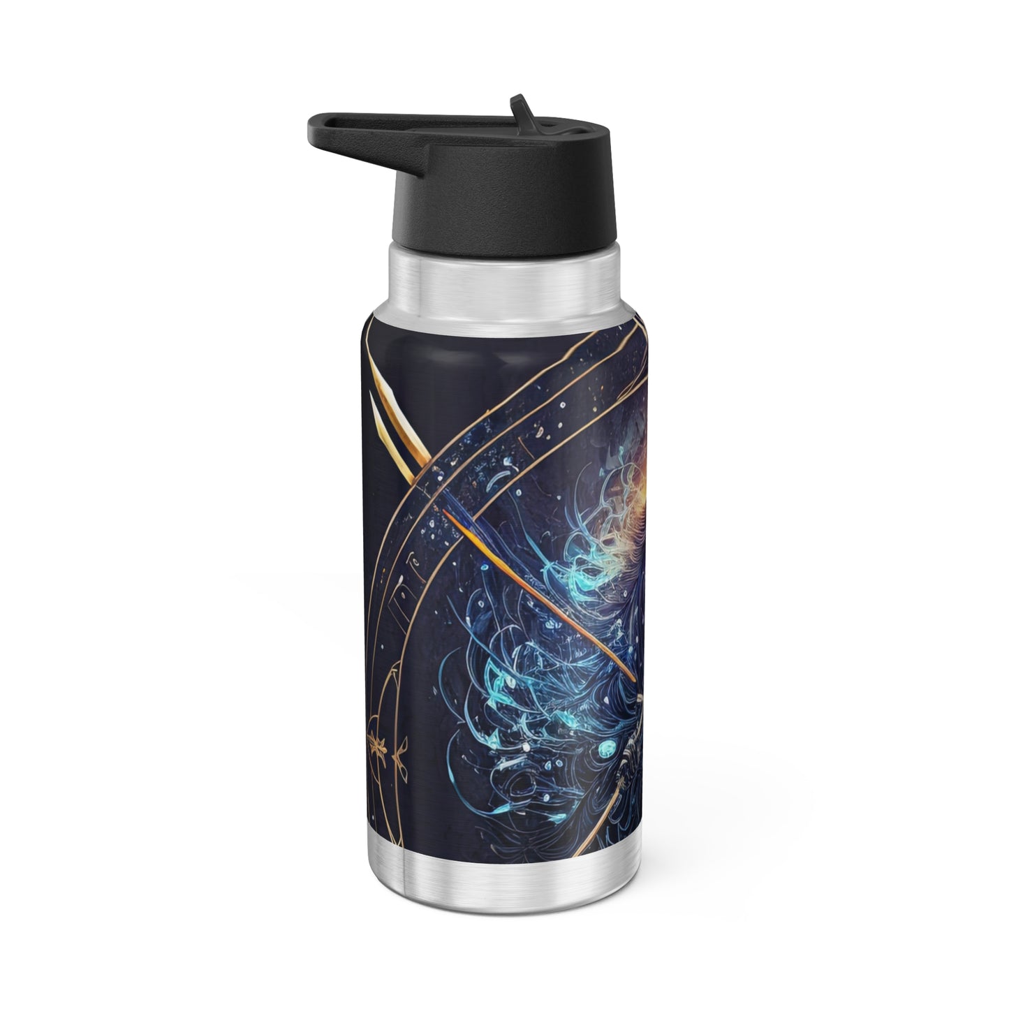Sagittarius Zodiac Sign Centaur Illustration ~ 32oz Tumbler With Lid and Straw