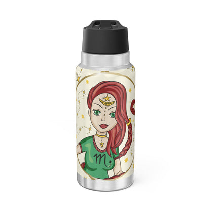 Scorpio Zodiac Sign Illustration ~ 32oz Tumbler With Lid and Straw