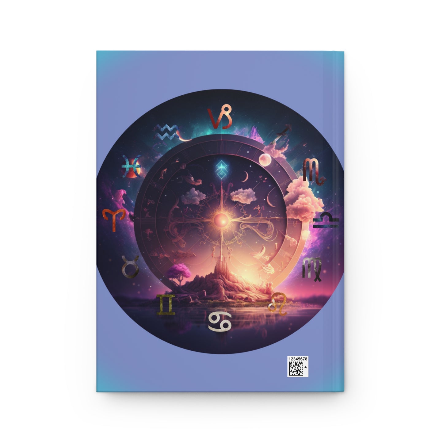 Zodiac Lined Journal in Blue - Hardcover 150 Page