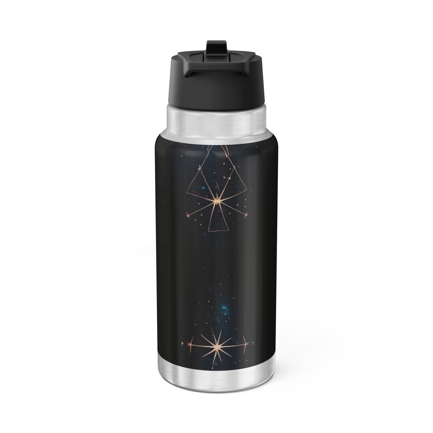 Taurus Zodiac Sign Bull With Blue Stars ~ 32oz Tumbler With Lid and Straw