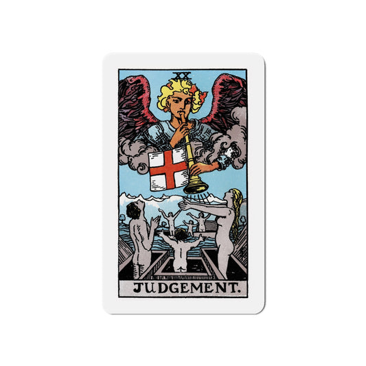JudgmentTarot Card Fridge Magnet ~ Rider Waite Judgment Tarot Card