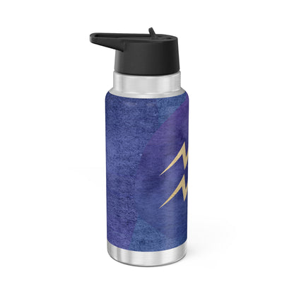 Aquarius Zodiac Sign ~ 32oz Tumbler With Lid and Straw