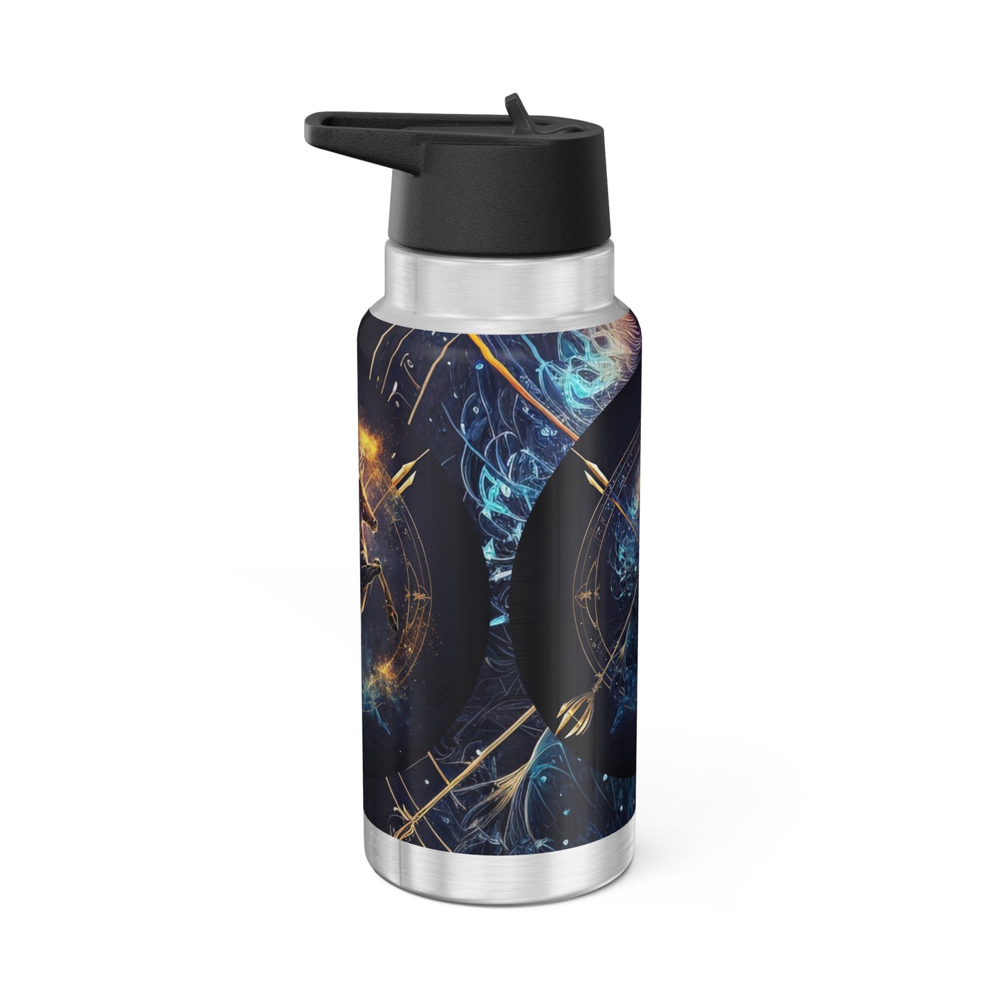 Sagittarius Zodiac Sign Centaur Fantasy Illustration ~ 32oz Tumbler With Lid and Straw