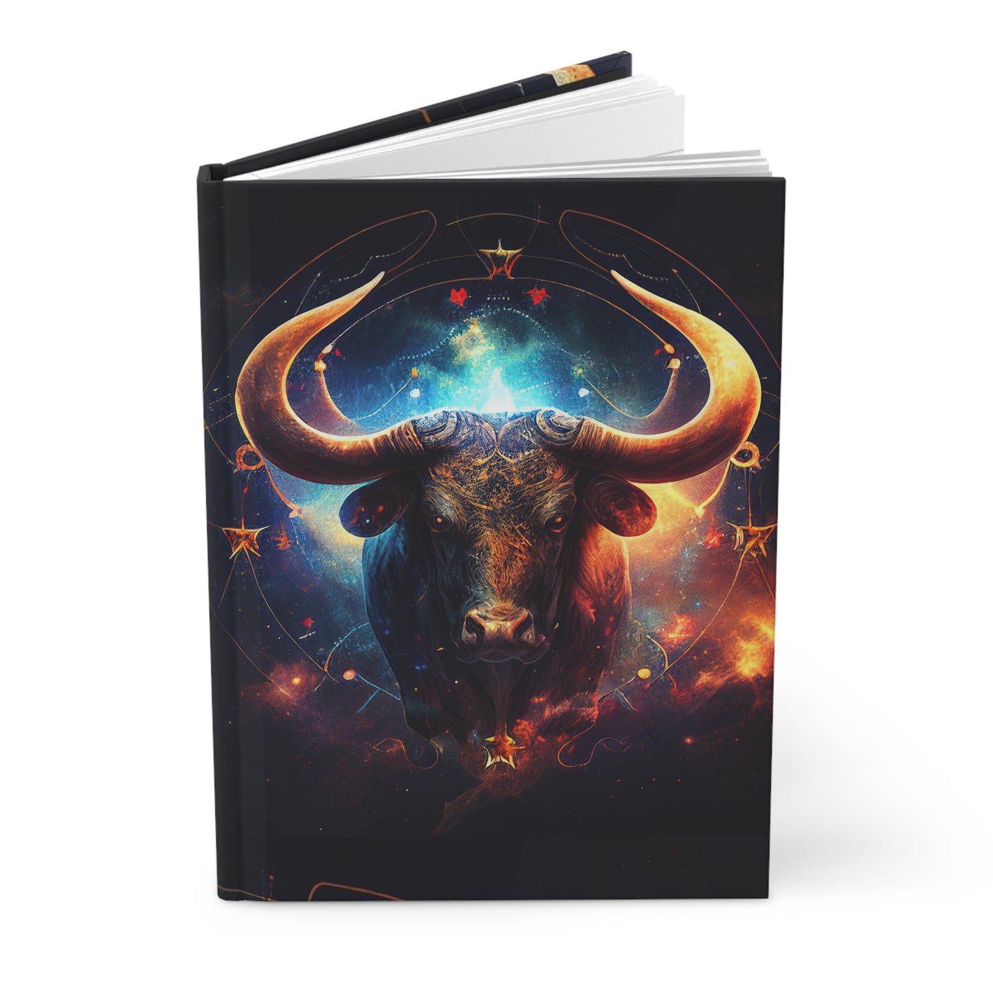 Taurus Bull with Poem Hardcover 150 Page Journal