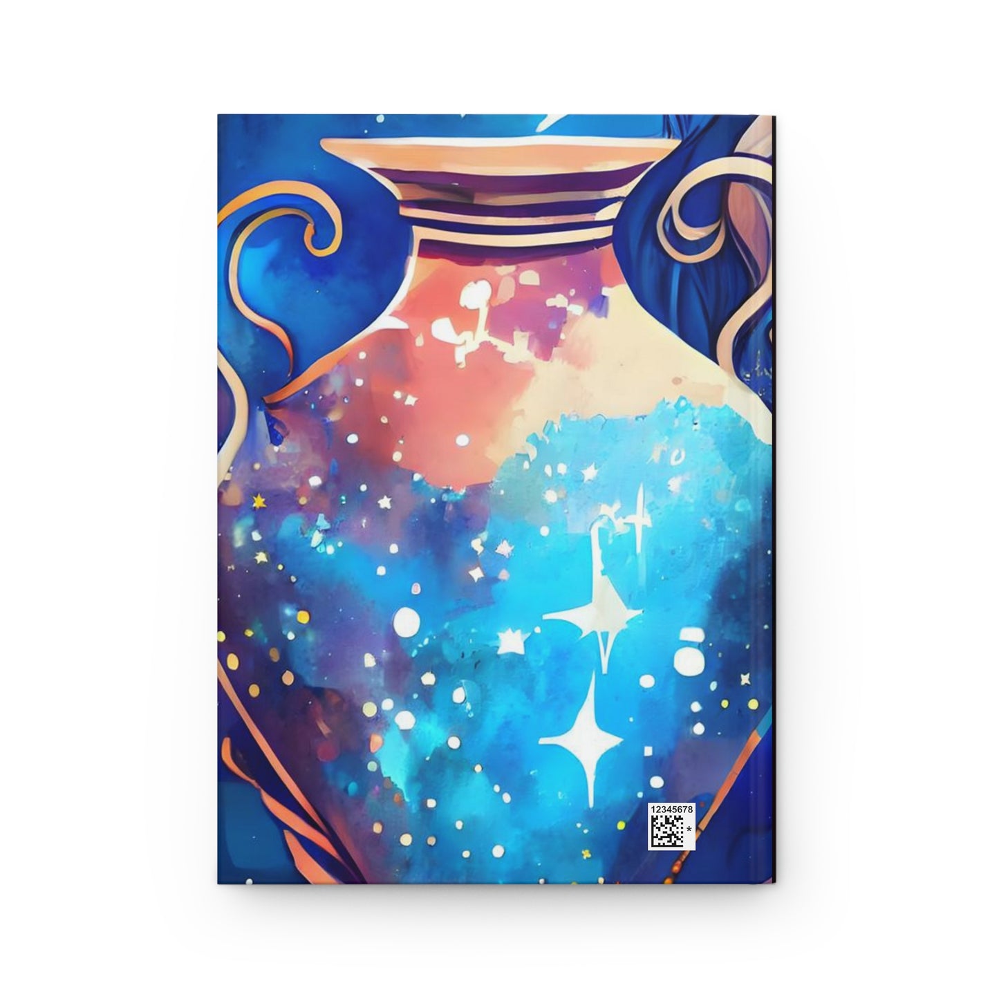 Aquarius Fantasy Illustration Hardcover 150 Page Journal