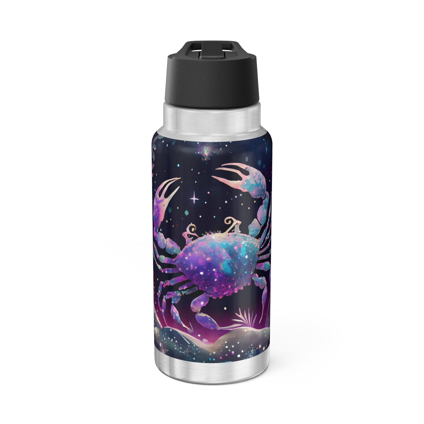 Cancer Zodiac Sign on the Ocean Floor ~ 32oz Tumbler With Lid and Straw