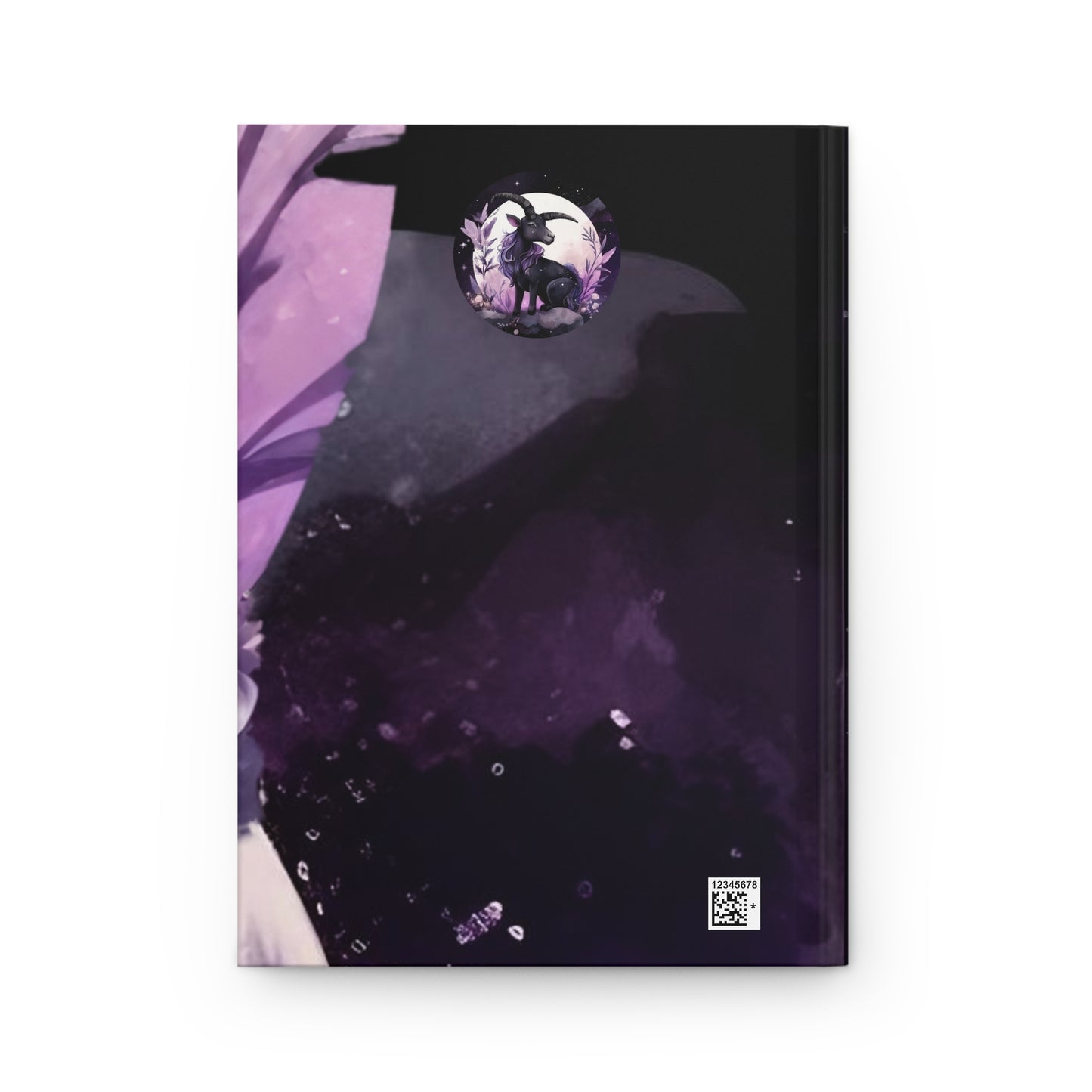 Capricorn Purple Caricature Hardcover 150 Page Journal