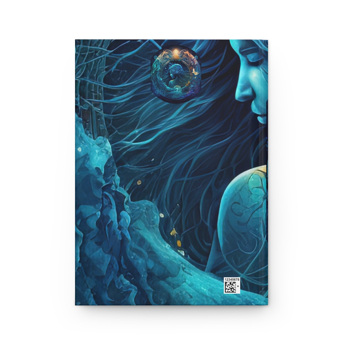 Aquarius Star Goddess Hardcover 150 Page Journal