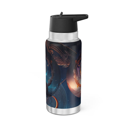 Sagittarius Zodiac Sign Centaur Fantasy Illustration ~ 32oz Tumbler With Lid and Straw