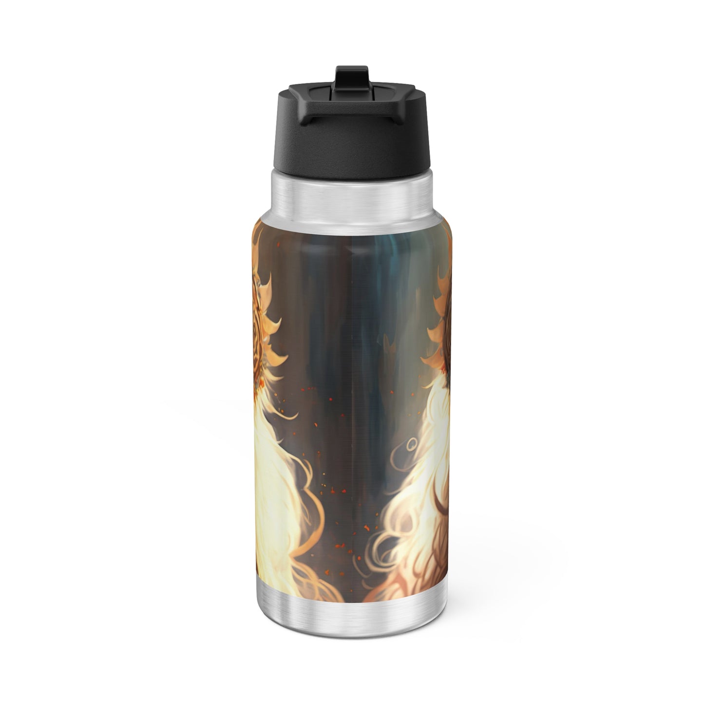 Leo Zodiac Sign Goddess ~ 32oz Tumbler With Lid and Straw