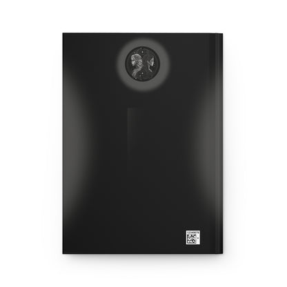 Gemini Twins in Silver and White Hardcover 150 Page Journal