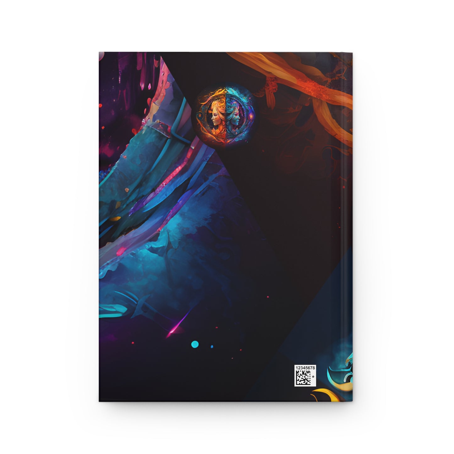 Gemini Fire and Water Twins Hardcover 150 Page Journal