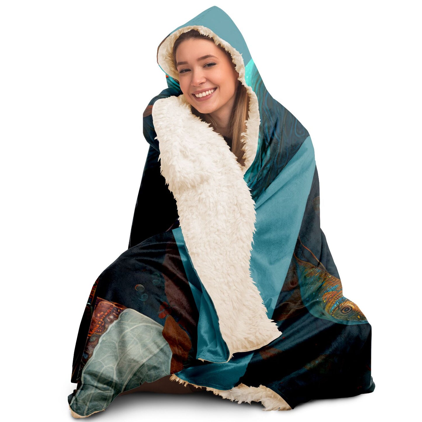 Pisces Ocean Goddess Blanket