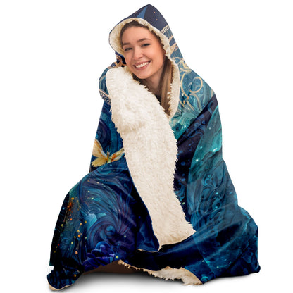 Aquarius Water Goddess Hooded Blanket