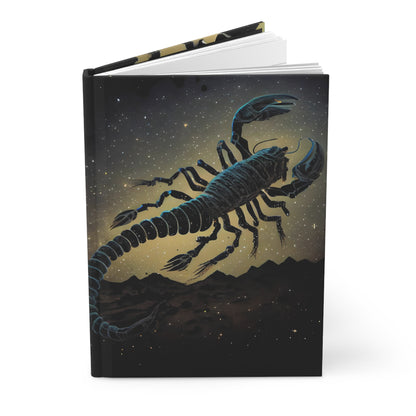 Scorpio in the Sky with Poem Hardcover 150 Page Journal