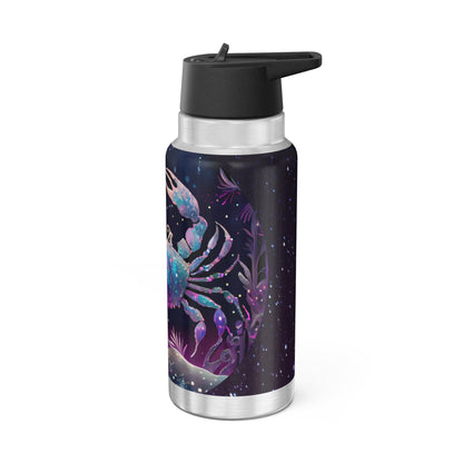 Cancer Zodiac Sign on the Ocean Floor ~ 32oz Tumbler With Lid and Straw