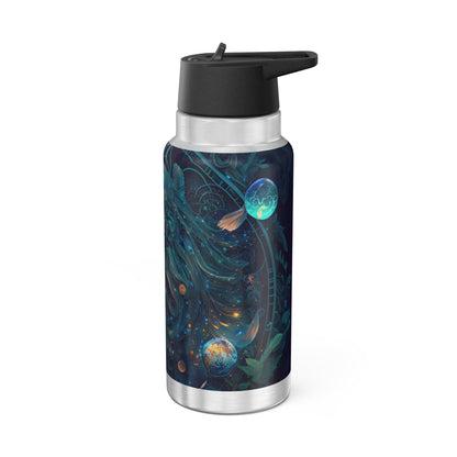 Virgo Zodiac Sign Temple Goddess ~ 32oz Tumbler With Lid and Straw