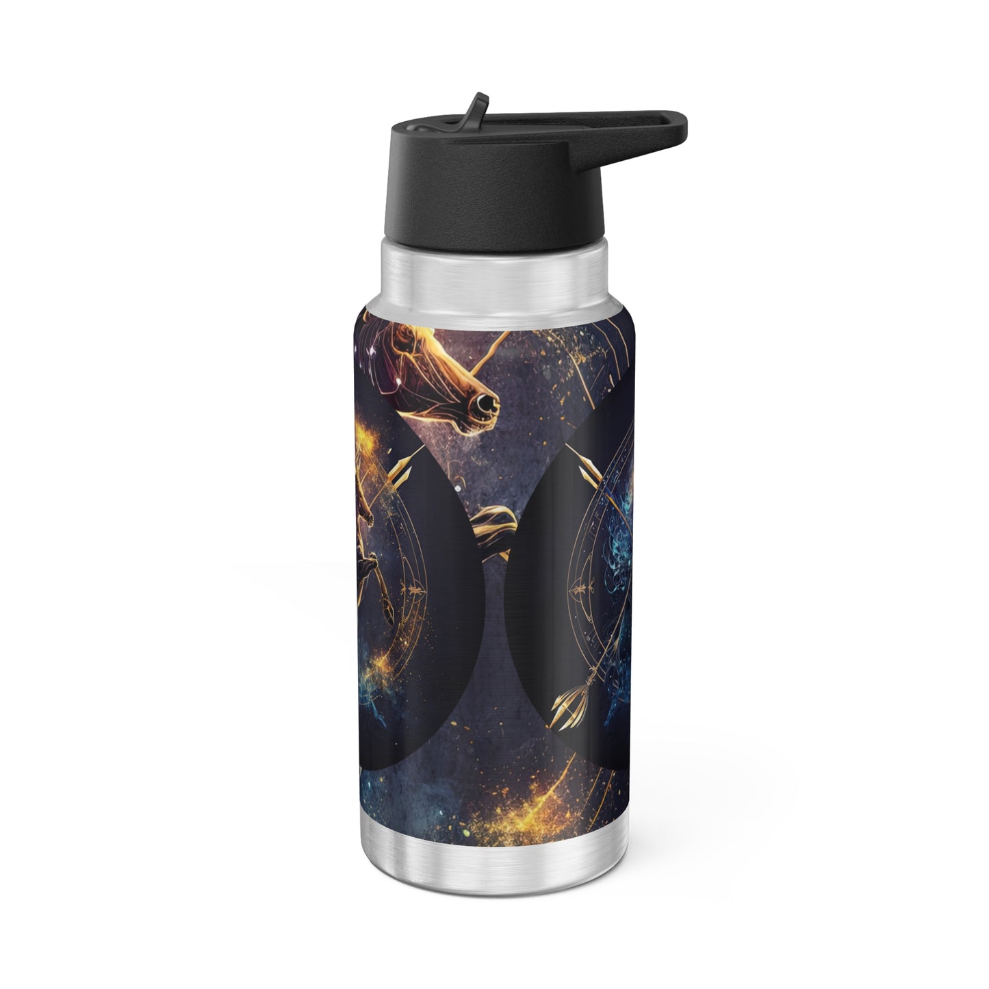 Sagittarius Zodiac Sign Centaur Fantasy Illustration ~ 32oz Tumbler With Lid and Straw