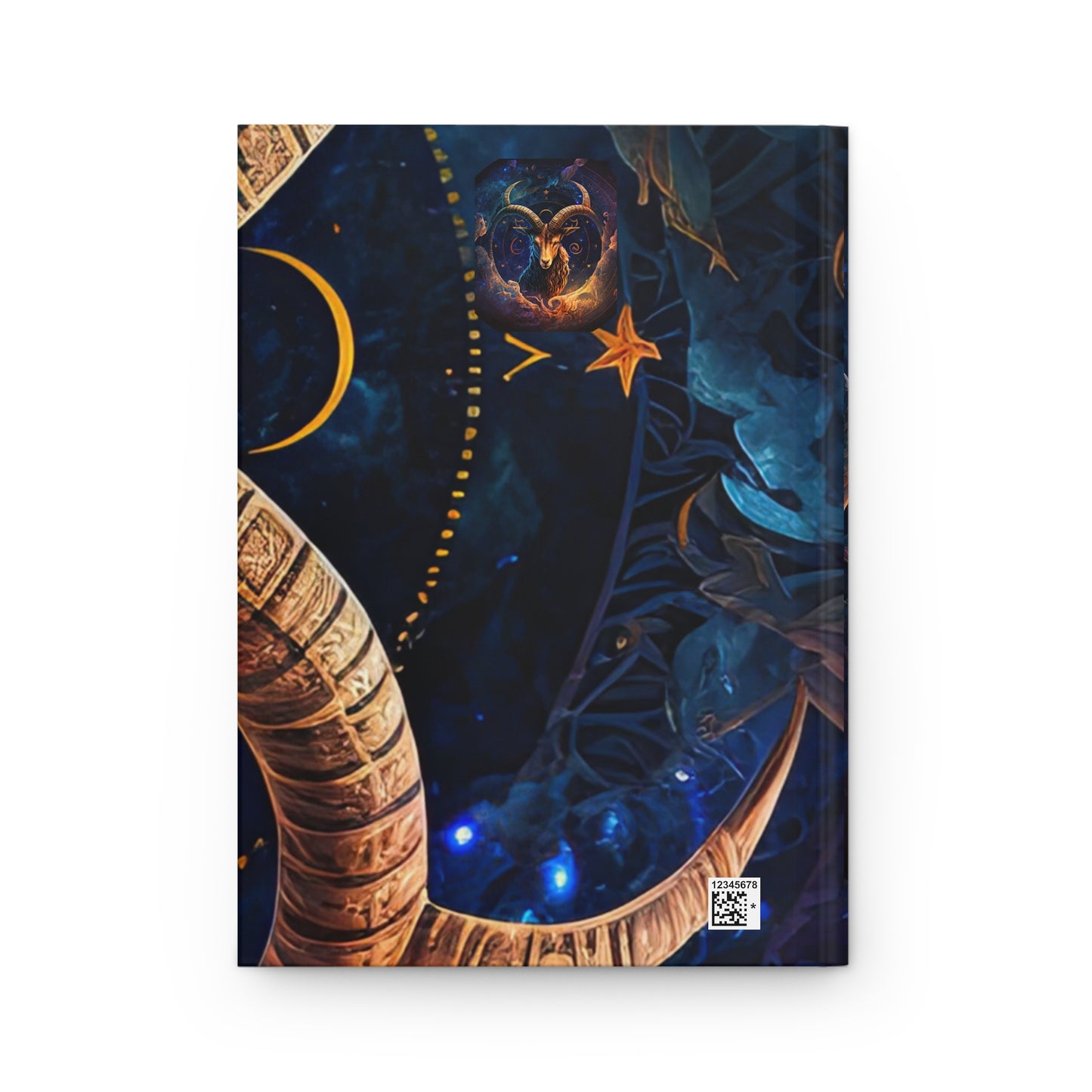 Capricorn In A Powerful Night Sky Hardcover 150 Page Journal