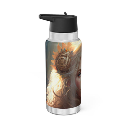 Leo Zodiac Sign Goddess ~ 32oz Tumbler With Lid and Straw
