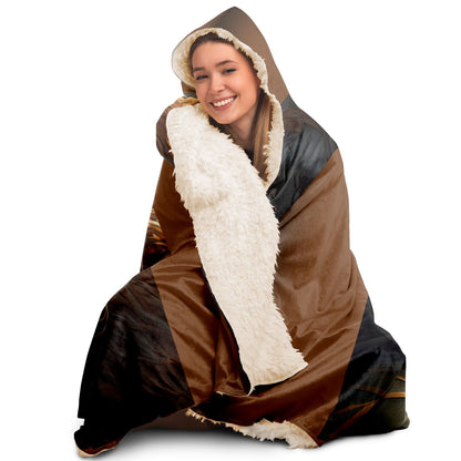 Leo Warrior Goddess Hooded Blanket