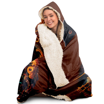 Sagittarius Goddess Hooded Blanket