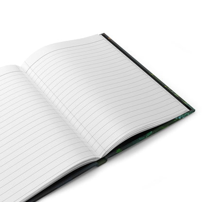 Libra Scales in Green with Poem Hardcover 150 Page Journal
