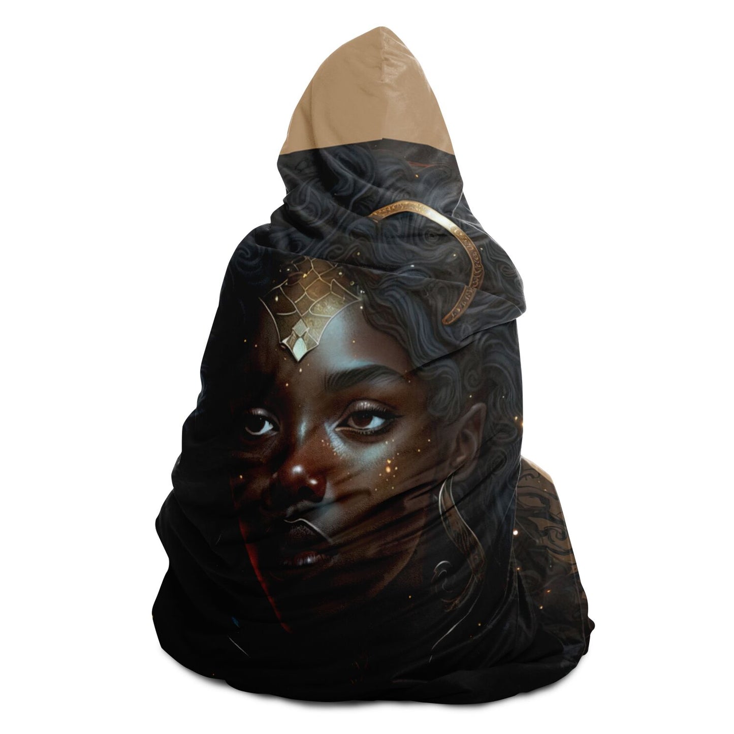 Virgo Earth Goddess Hooded Blanket
