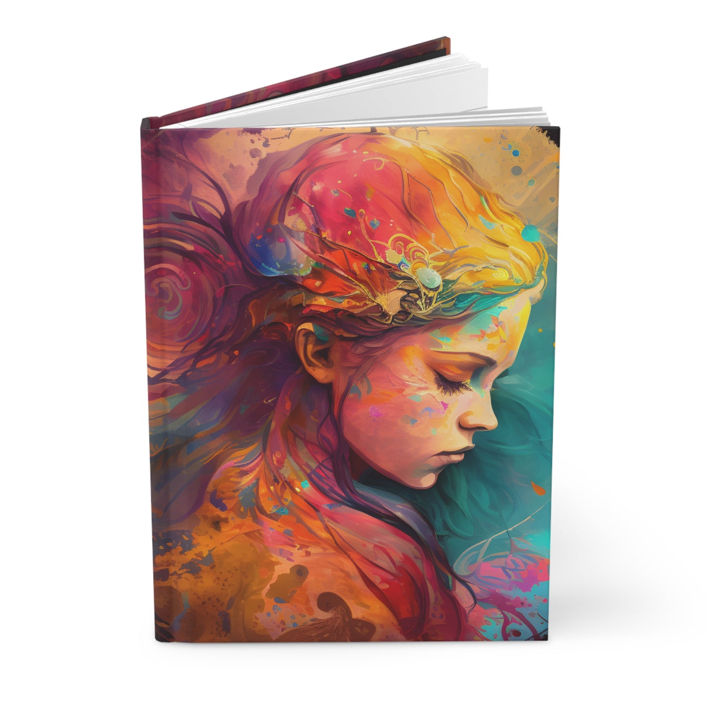 Virgo the Artist with Poem Hardcover 150 Page Journal