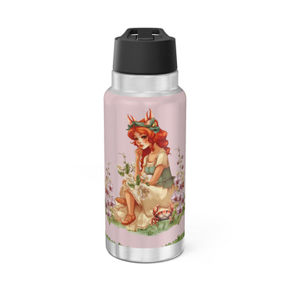 Cancer Zodiac Sign Vintage Illustration ~ 32oz Tumbler With Lid and Straw