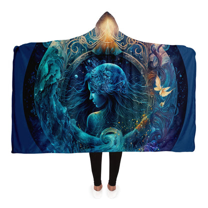 Aquarius Water Goddess Hooded Blanket