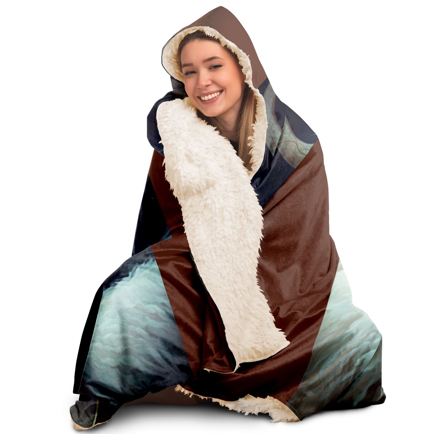 Aries Warrior Goddess Hooded Blanket