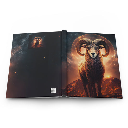 Aries by the Moon Hardcover 150 Page Journal